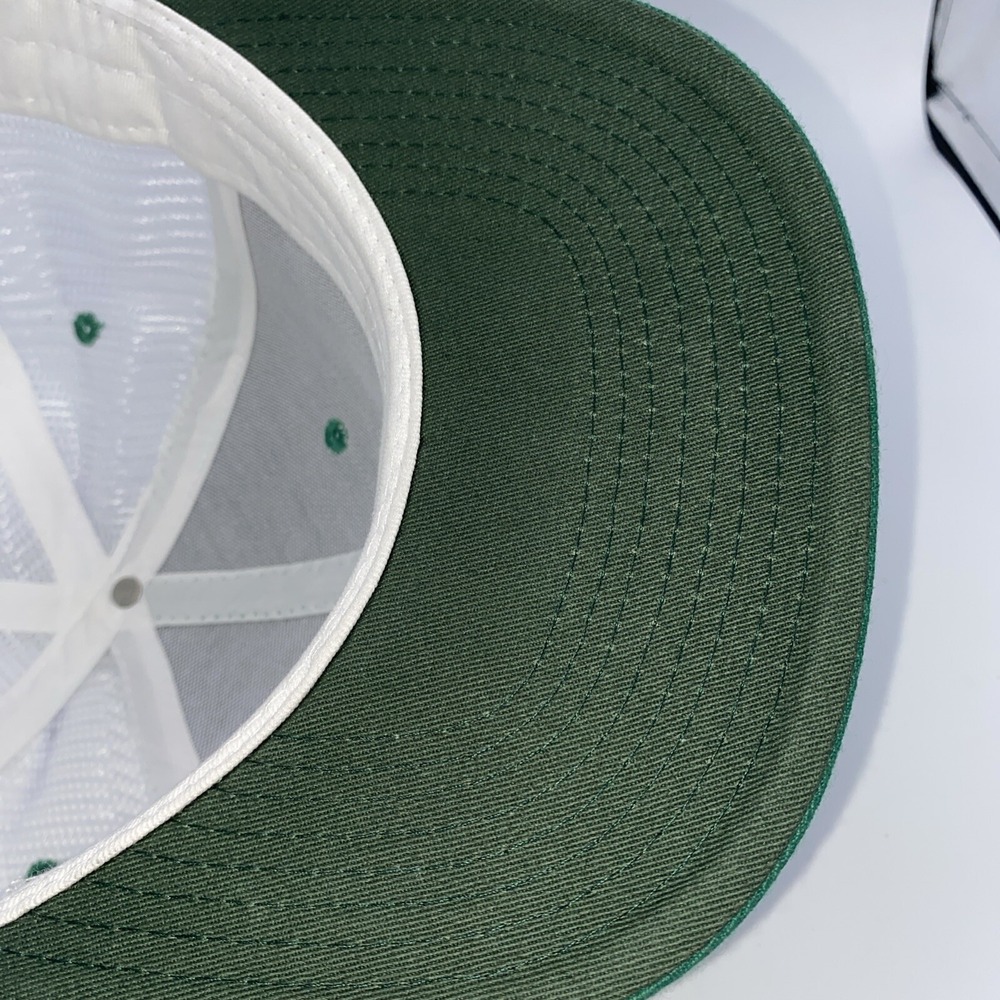 David Kinch's The Bywater Los Gatos Snapback Green & White Trucker Hat EUC - Picture 9 of 11